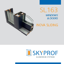 SL163 Inova sliding aluminium window door brochure