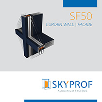 skyprof sf50 curtain wall | facade system brochure