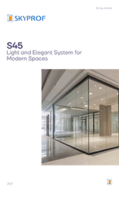 S45 aluminium window door brochure