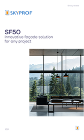 skyprof sf50 curtain wall | facade system brochure