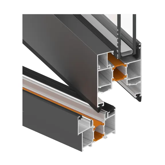 skyprof b75 skyfold bifold folding door detail 2