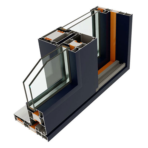 skyprof sl163 inova sliding window door detail inside