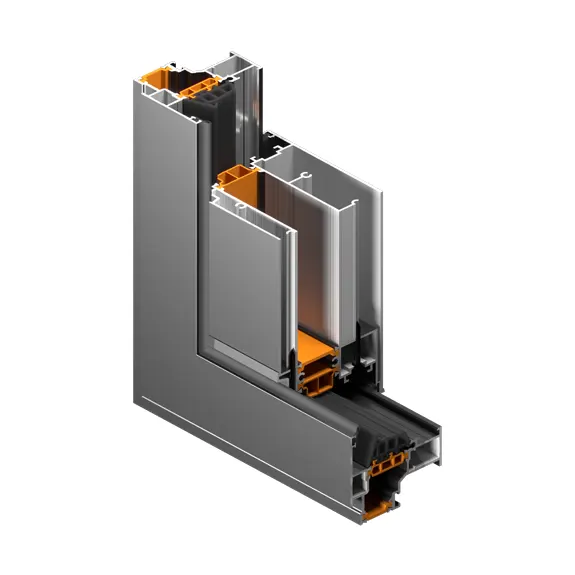skyprof h75 ventsash compact aluminum ventilation window detail