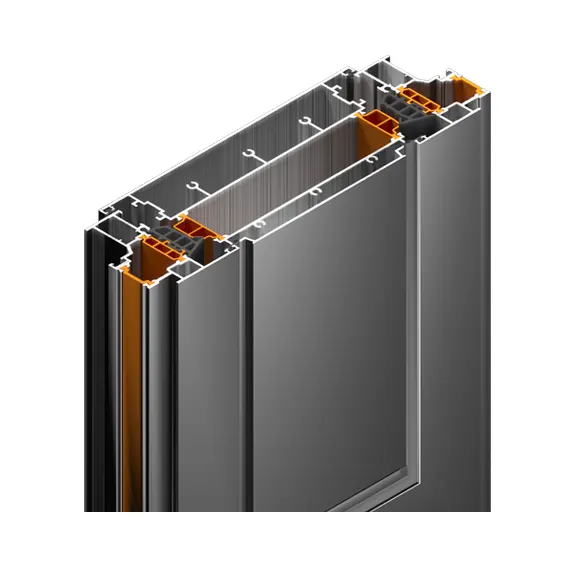 skyprof h75 ventsash compact aluminum ventilation window detail 2
